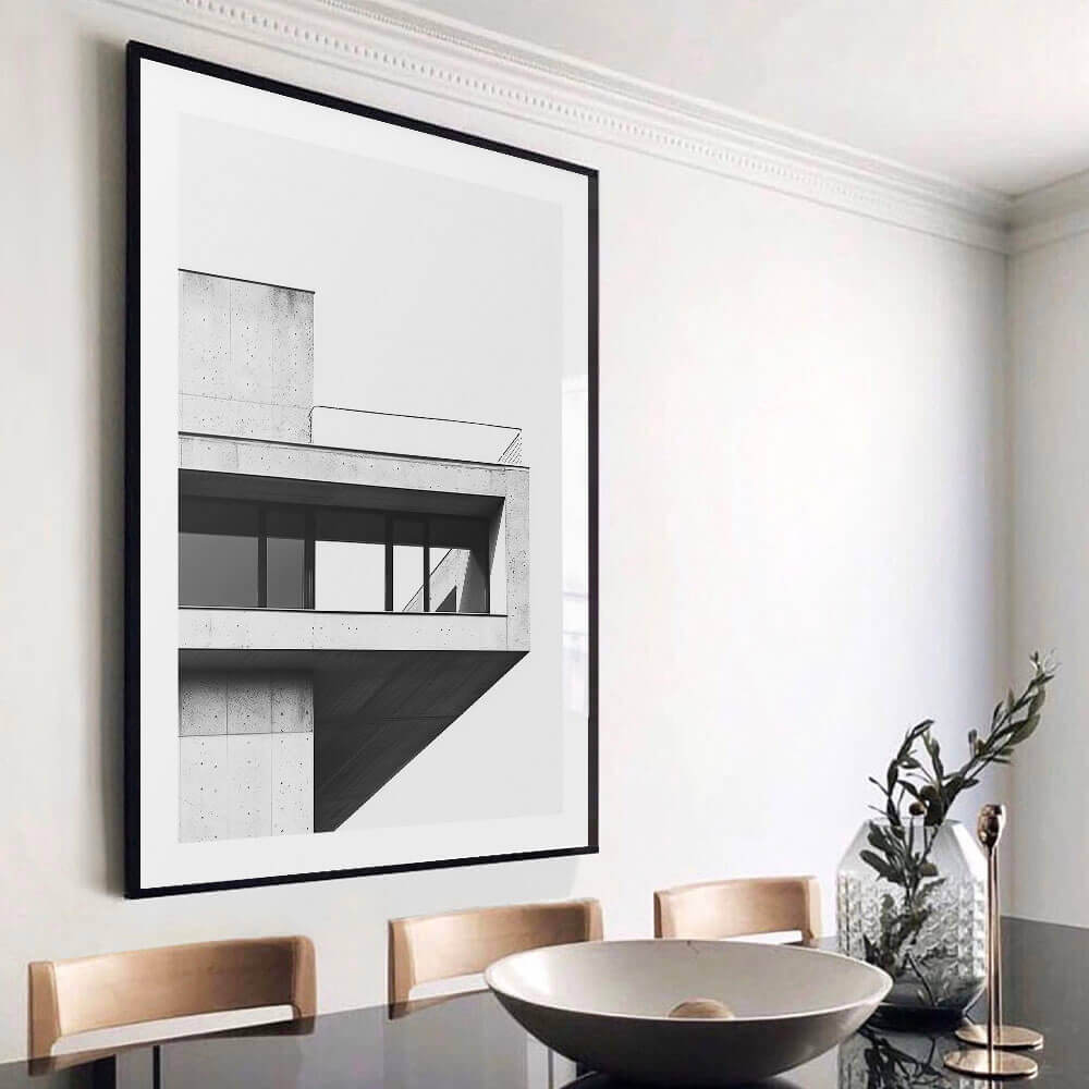 Arquitetura Brutalista (B) Impressão de Arte