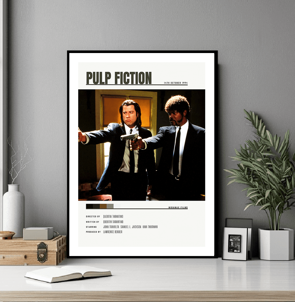 Pulp Fiction Movie Art Print - Безплатно изкуство за печат