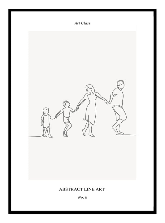 Our Family Art Print - Jasmine and Jade Interiors