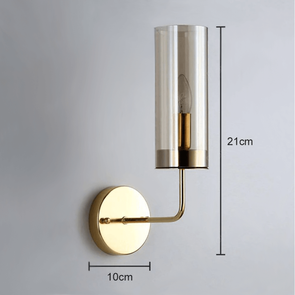 Elite Glass Mauer Lamp - Single