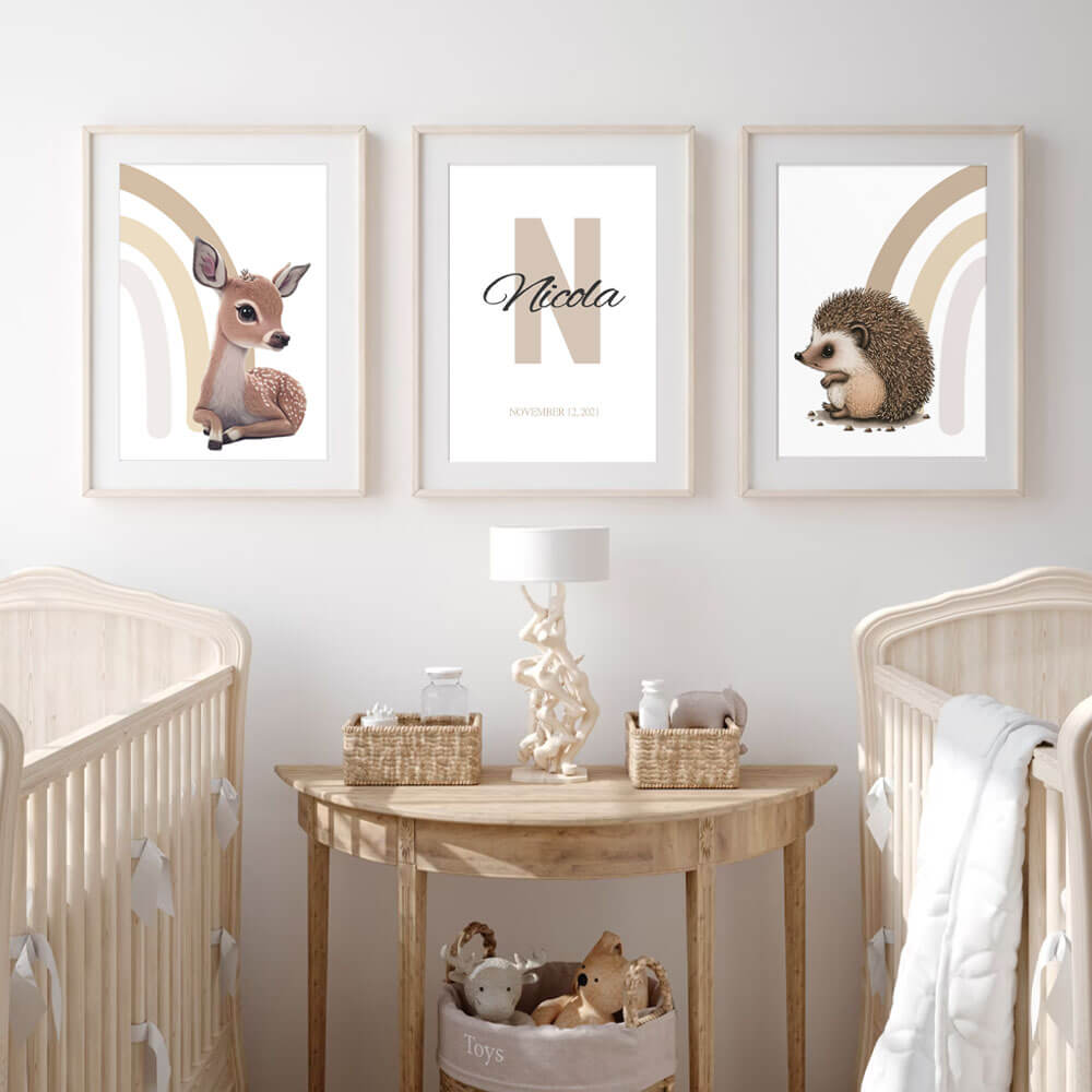 Meneer Egel, Kinderkamer Kunstdruk