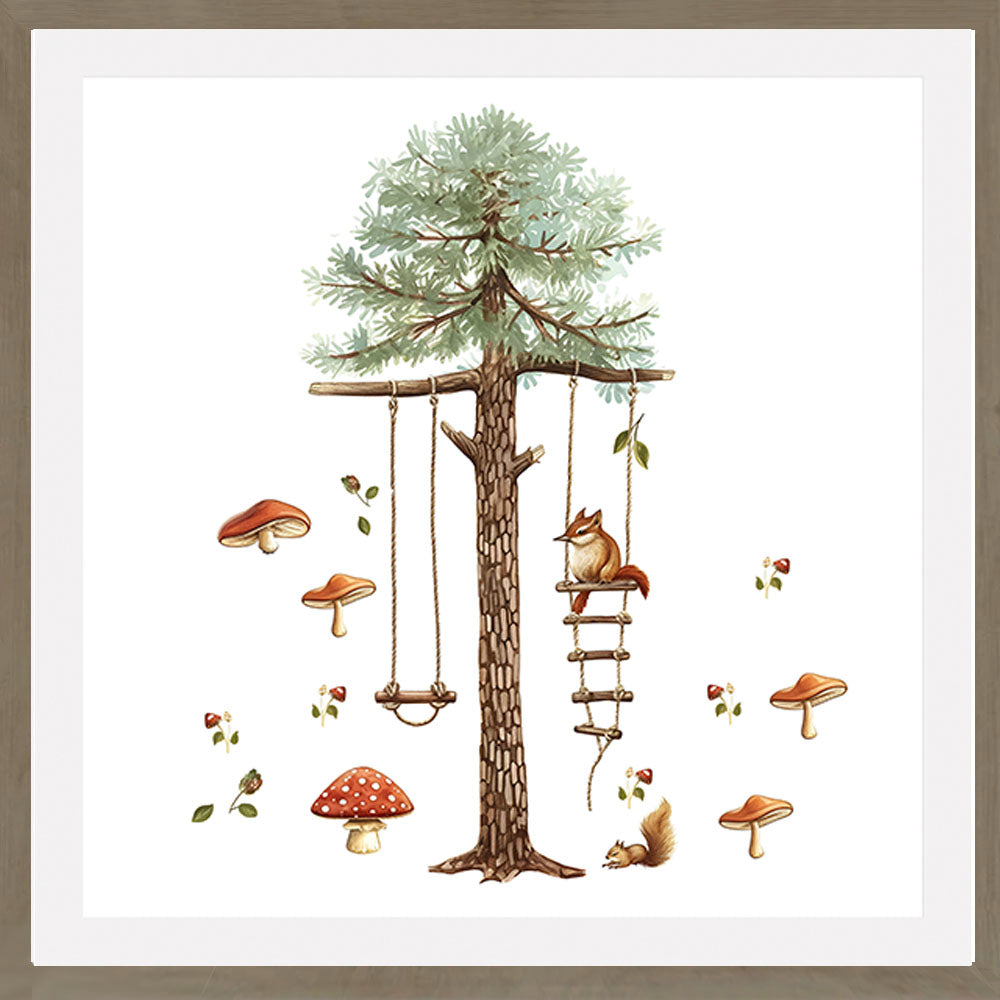 Enchanted Tree, Nursery Art Print