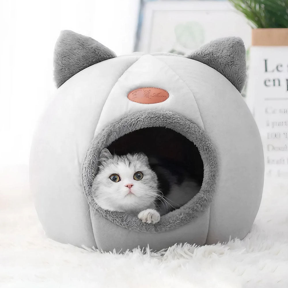 Плюшено уютно котешко легло - 3 размера
