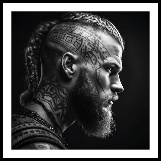 Ragnar Lothbrok Viking Art Print (C)