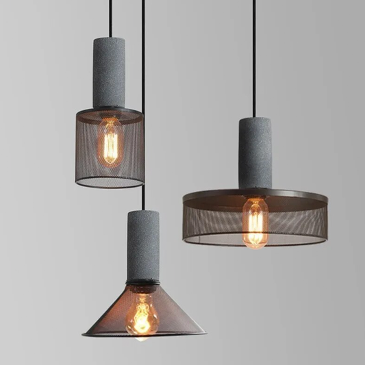 Luzes pendentes industriais urbanas - 5 estilos de design