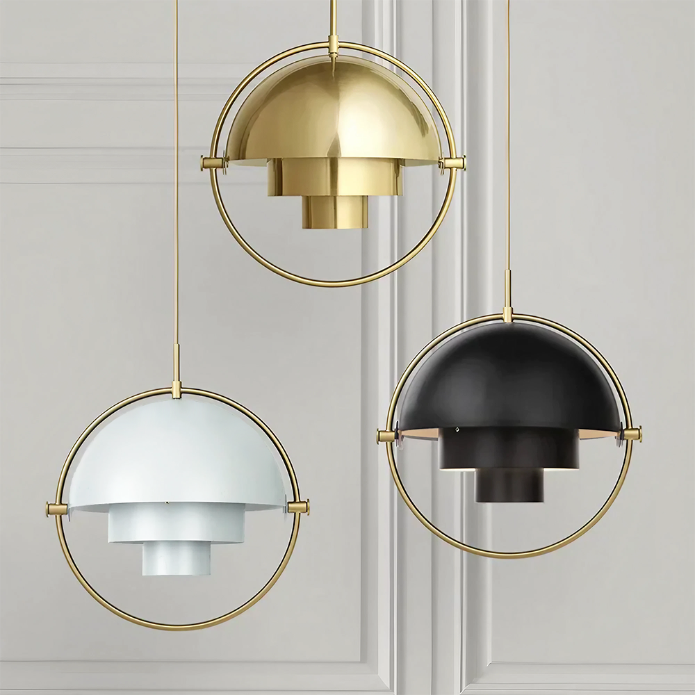 Modern Danish Pendant Light - 4 Colours