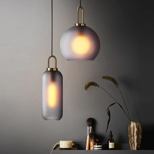 Urban Smoked Glass Pendant Light