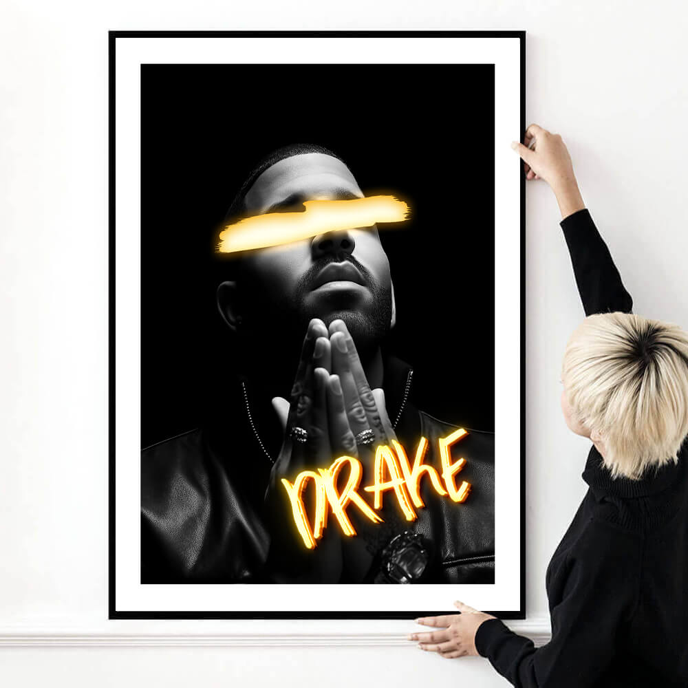 Neon Drake Art Print