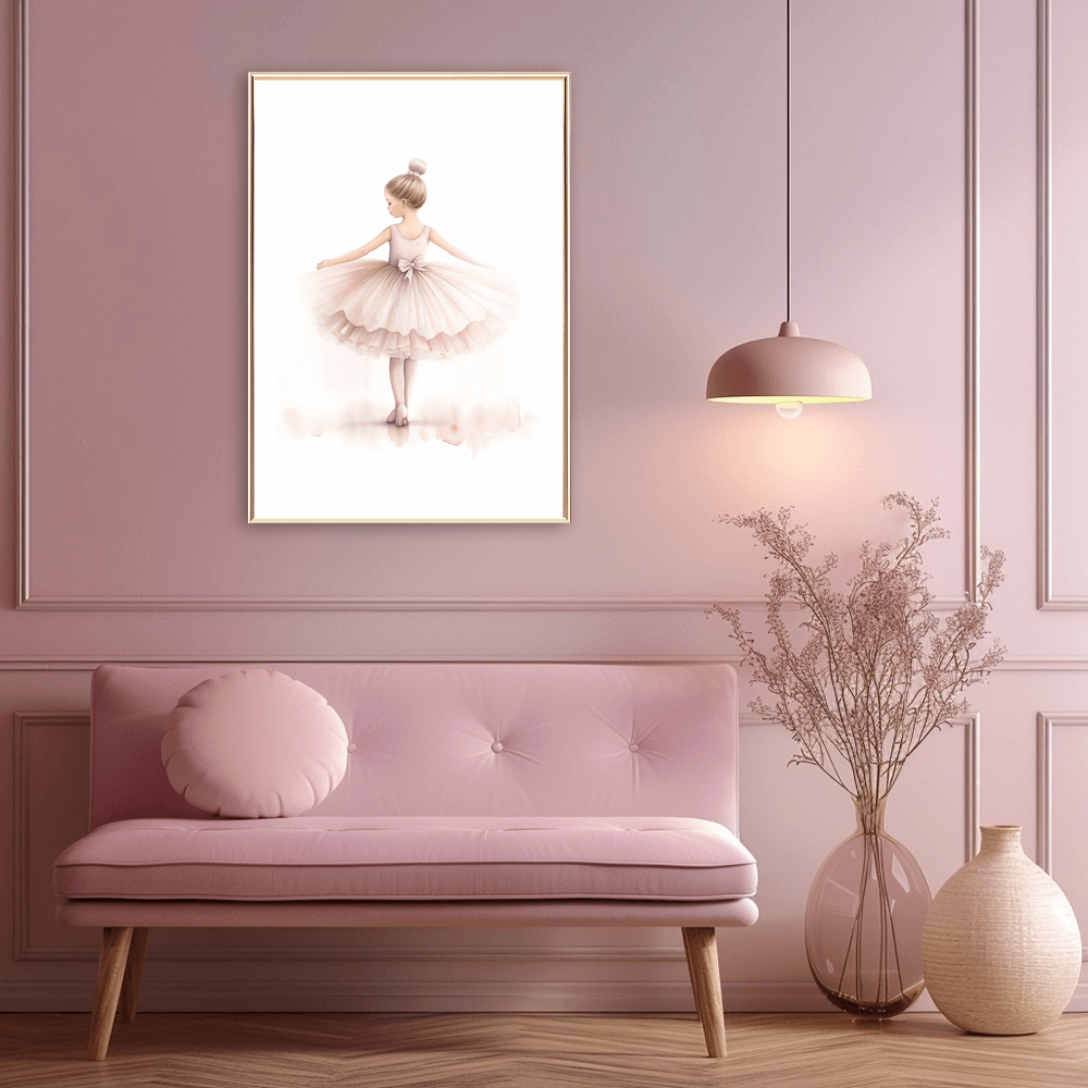 Pink Ballerina Art Print