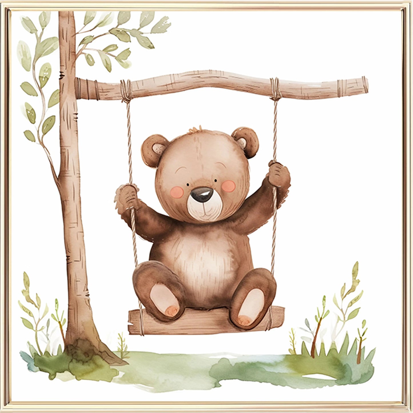 Baby Bear (B) Art Print