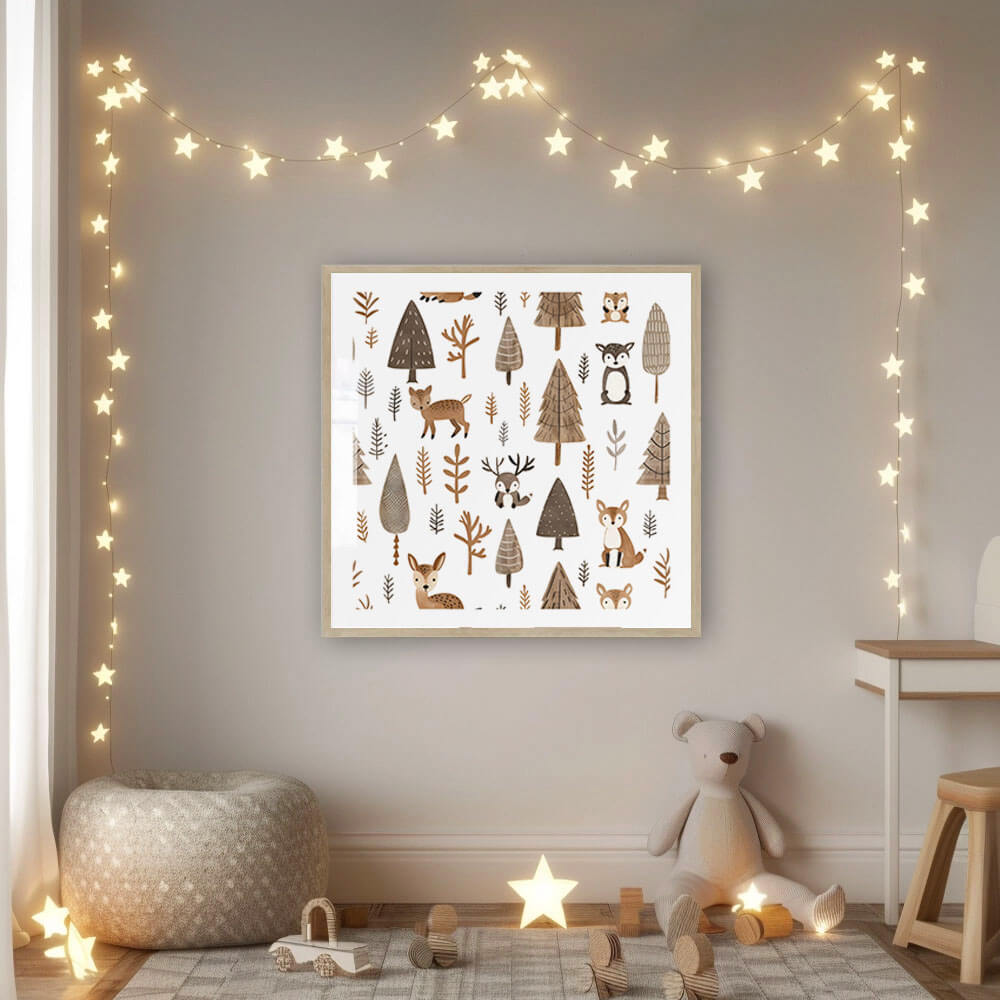 Woodland Nursery Art Print