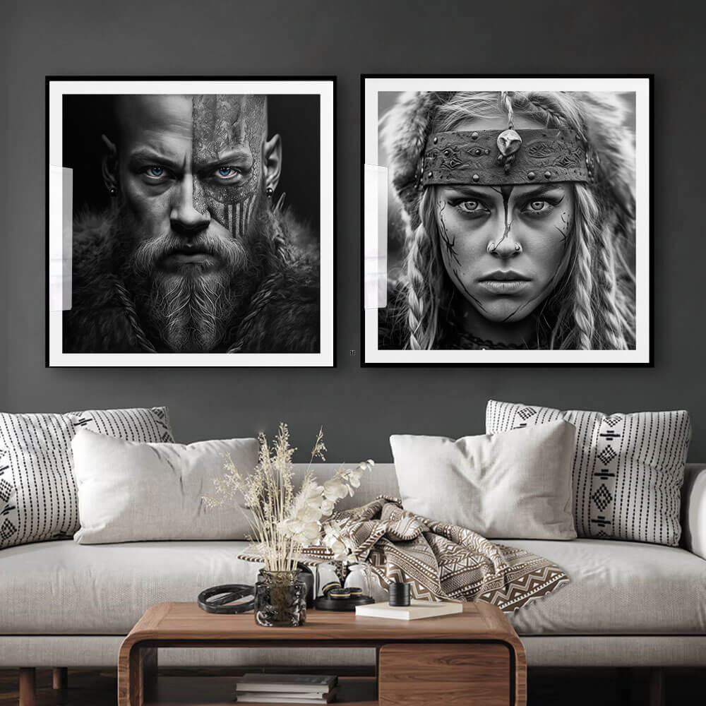 Impressão artística Viking Shieldmaiden (A)