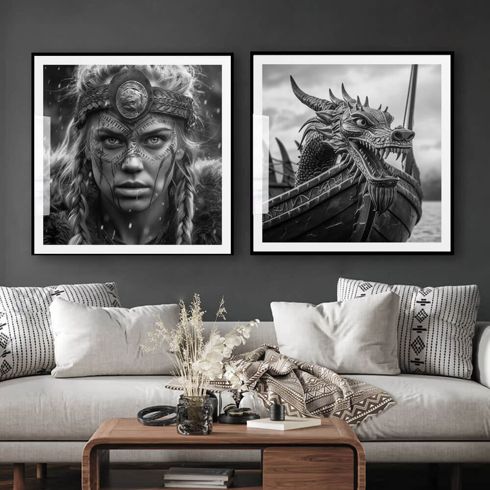 Viking Longboat Art Print