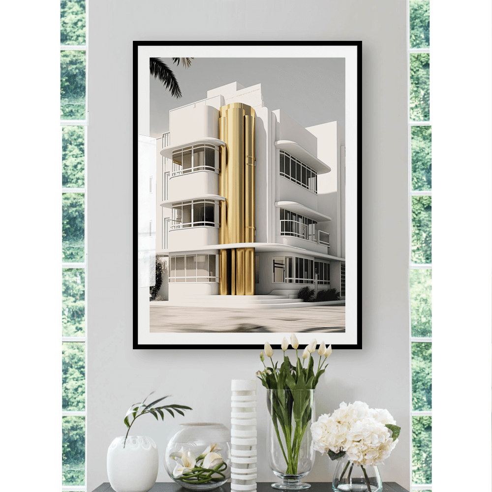 Bauhaus Building (A) konsttryck