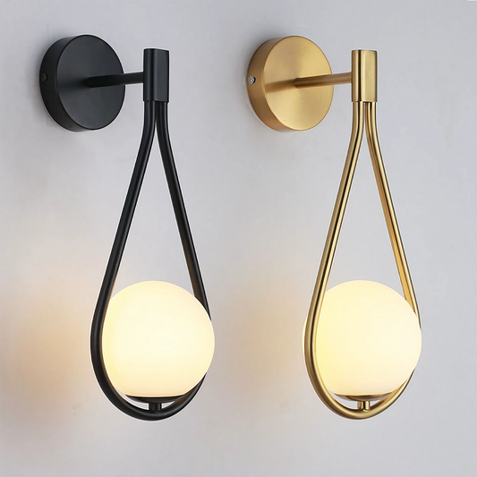 Nordic Loop Wall Light - Gold