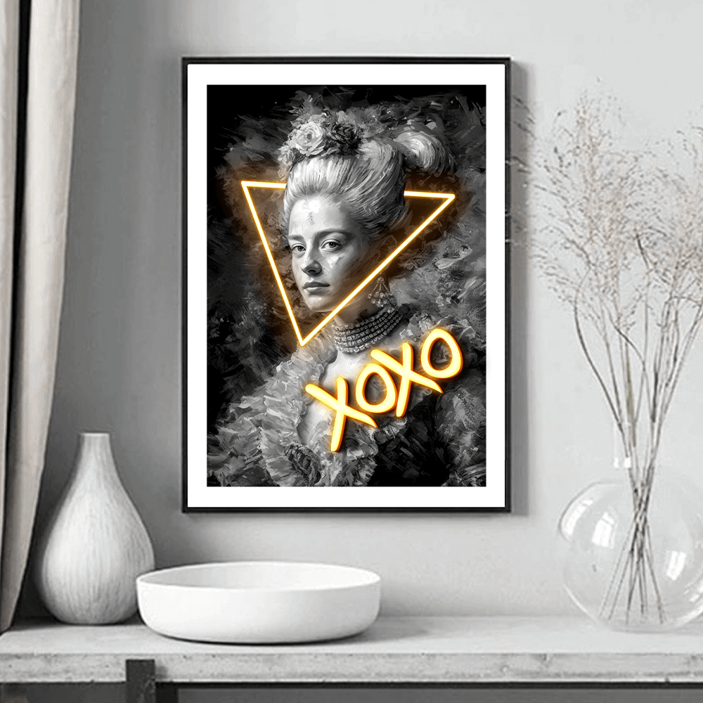XOXO Neon Art Print