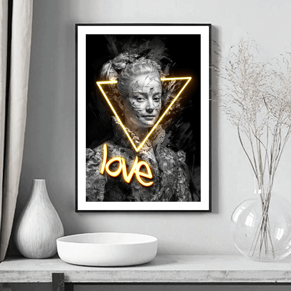 Love Neon Art Print