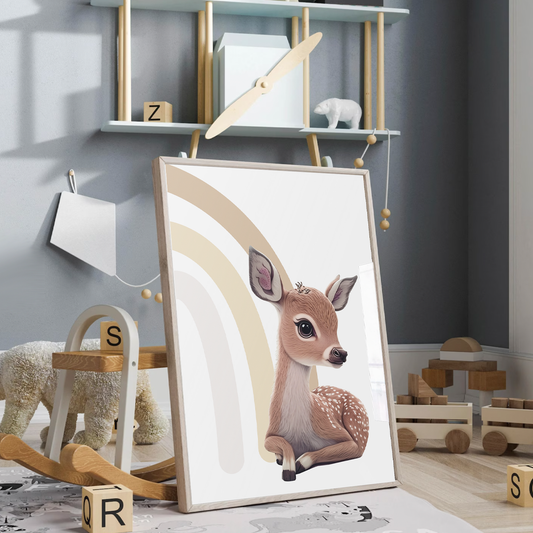 Stampa d'arte dell'orso del bambino