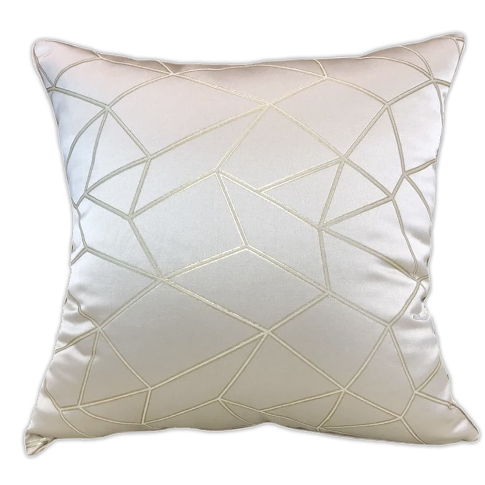 Geometric Shimmer Cushion - Jasmine and Jade Interiors