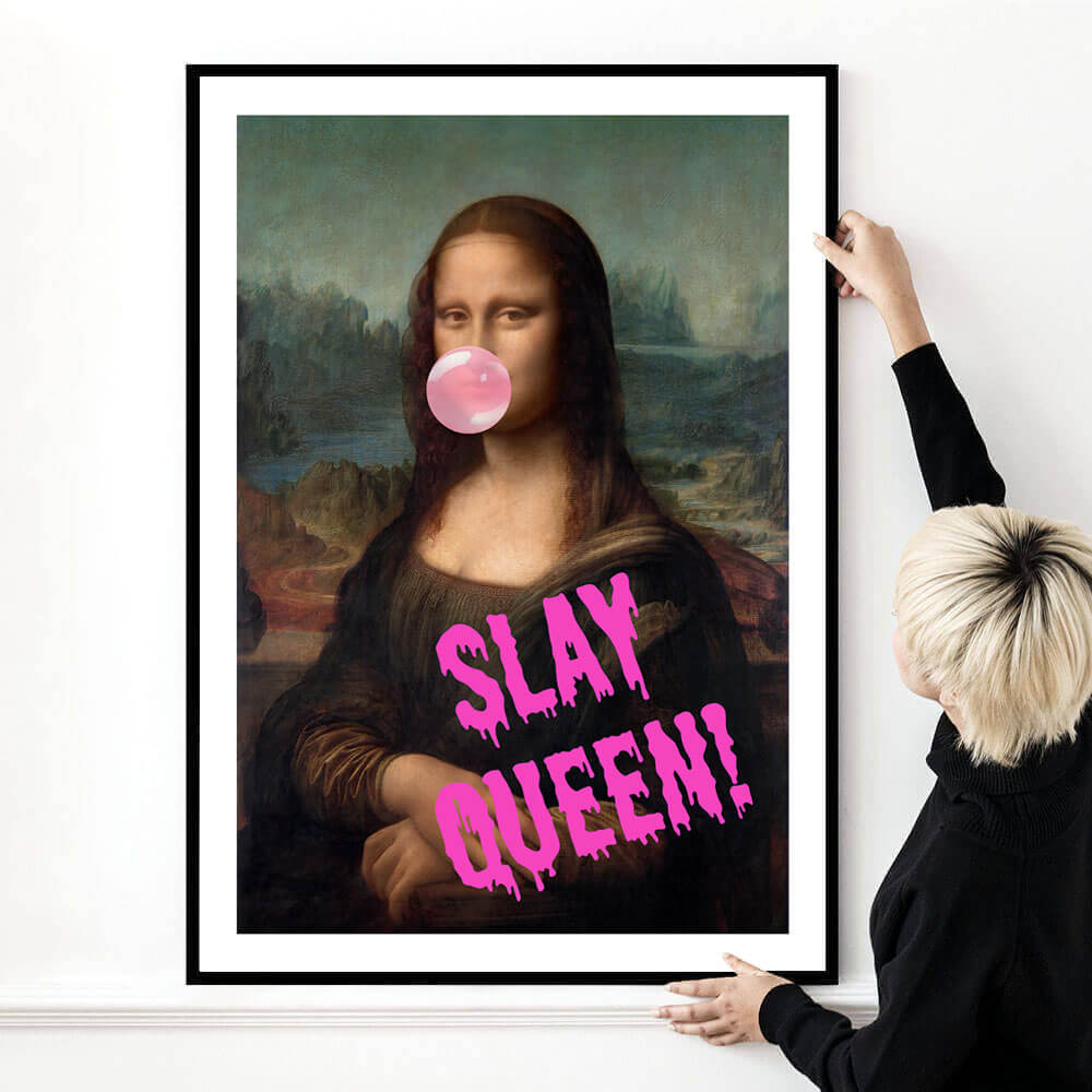 Mona Lisa, Slay Queen konsttryck - 2 stilar