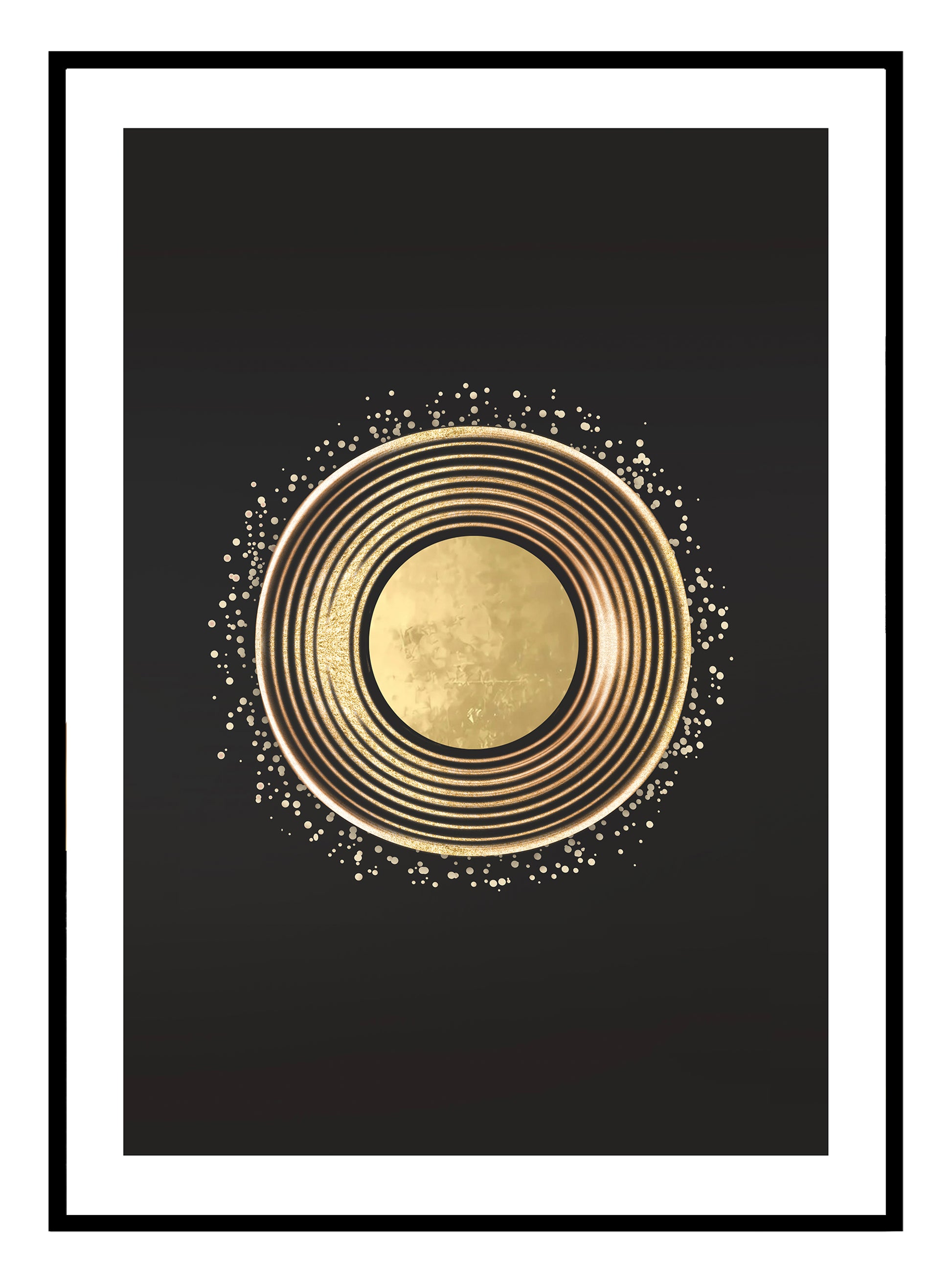 Gold Circle Art Print - Jasmine and Jade Interiors