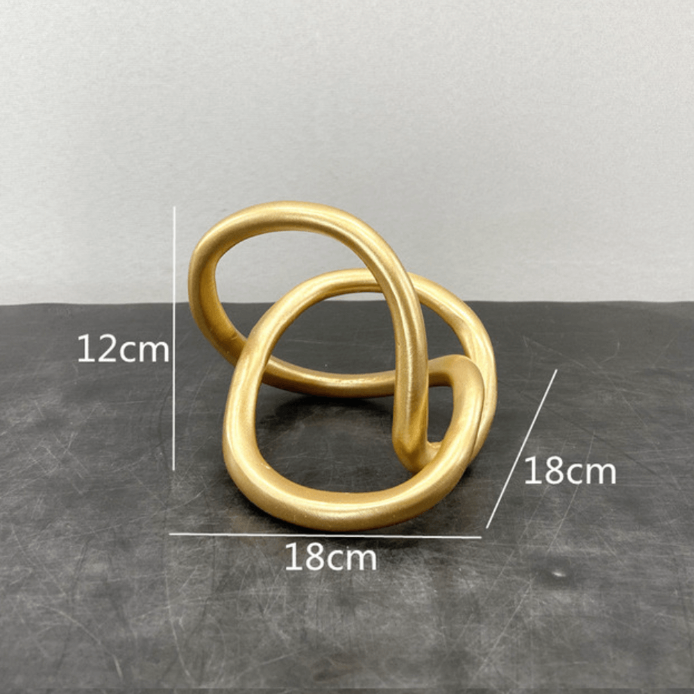 Minimalistische Knotenskulpturen