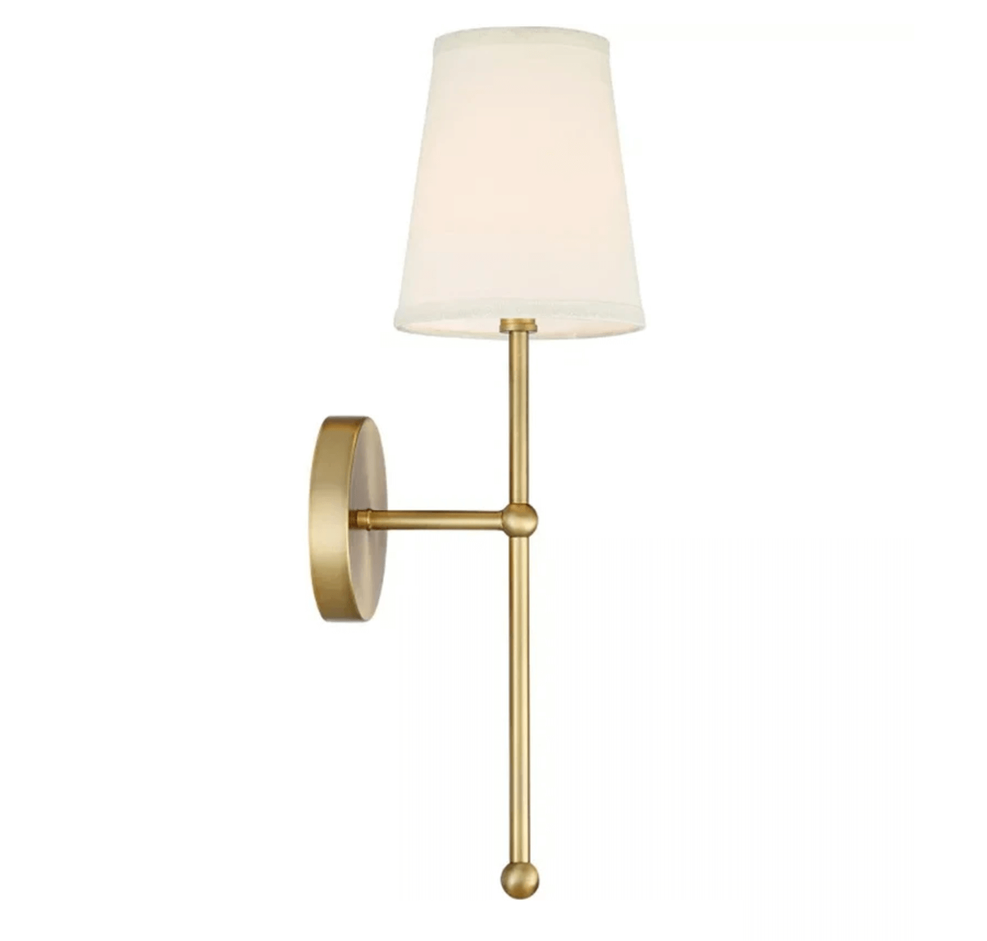 Elegance guld vägglampa