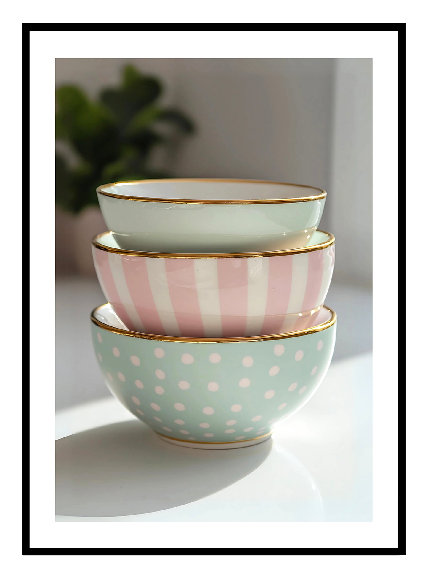 Línte Teibí Priontáil Ealaíne