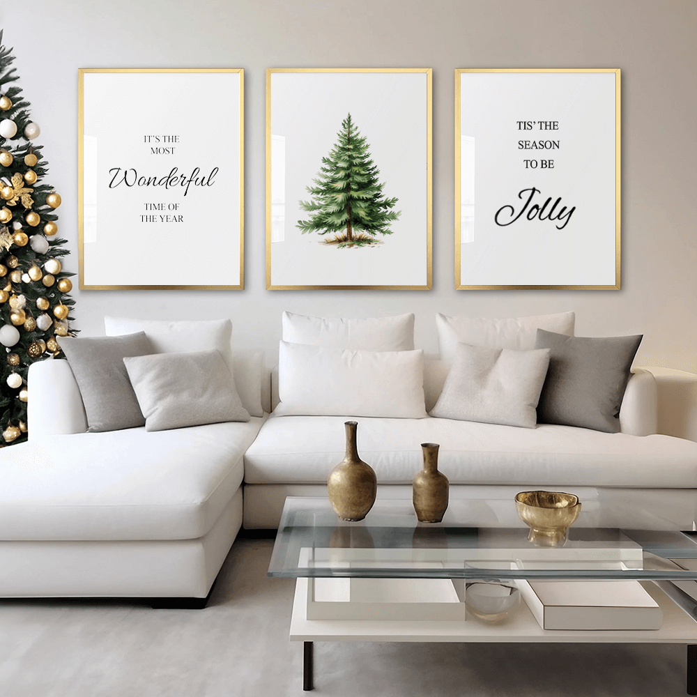 Nordic Christmas Deer Print