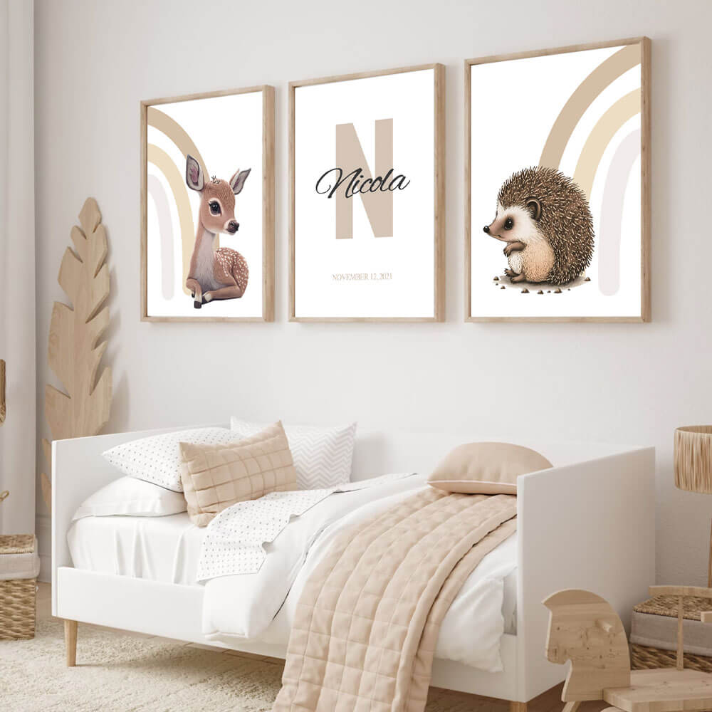 Meneer Egel, Kinderkamer Kunstdruk