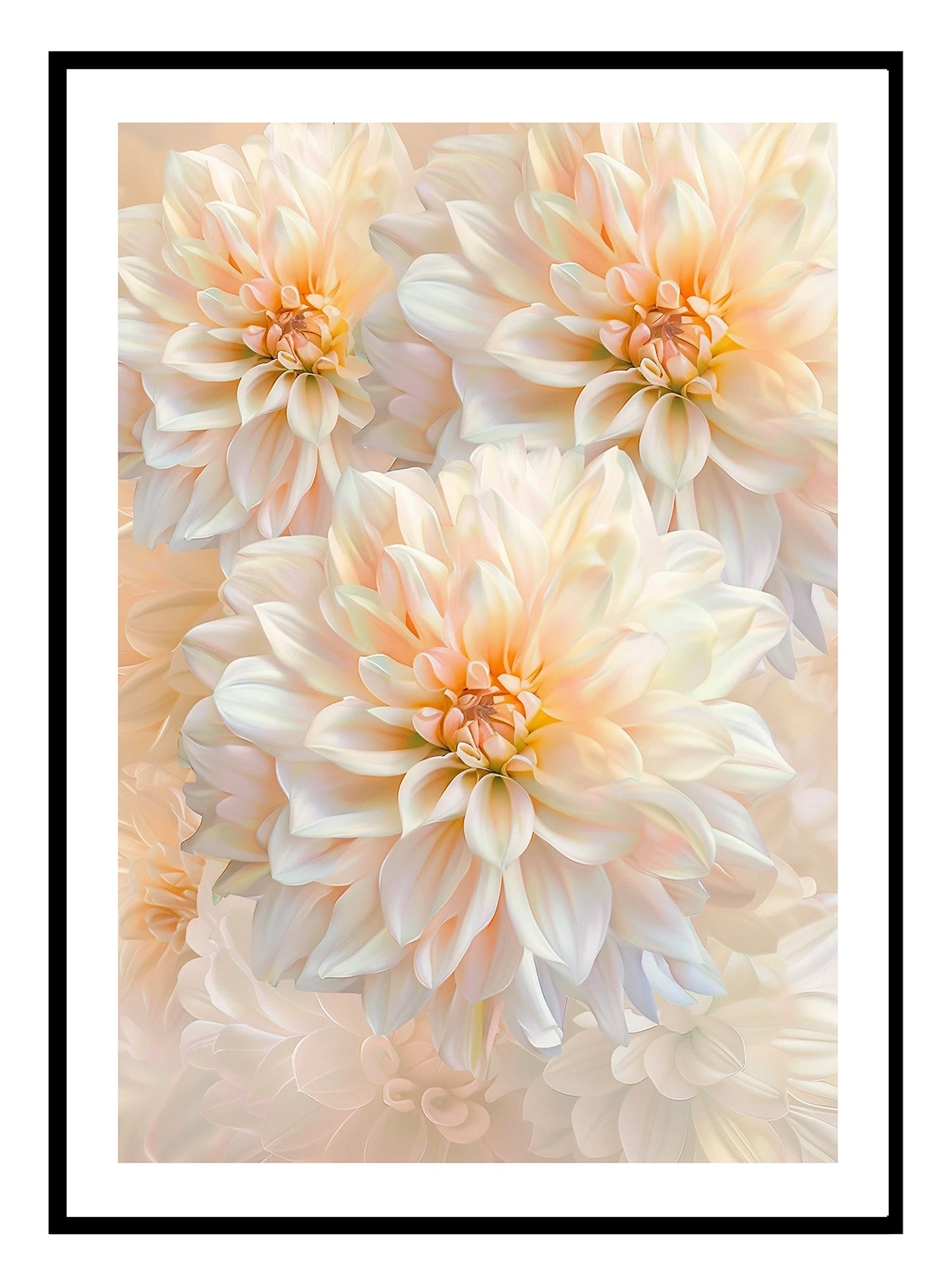 Dalia Flowers Art Print