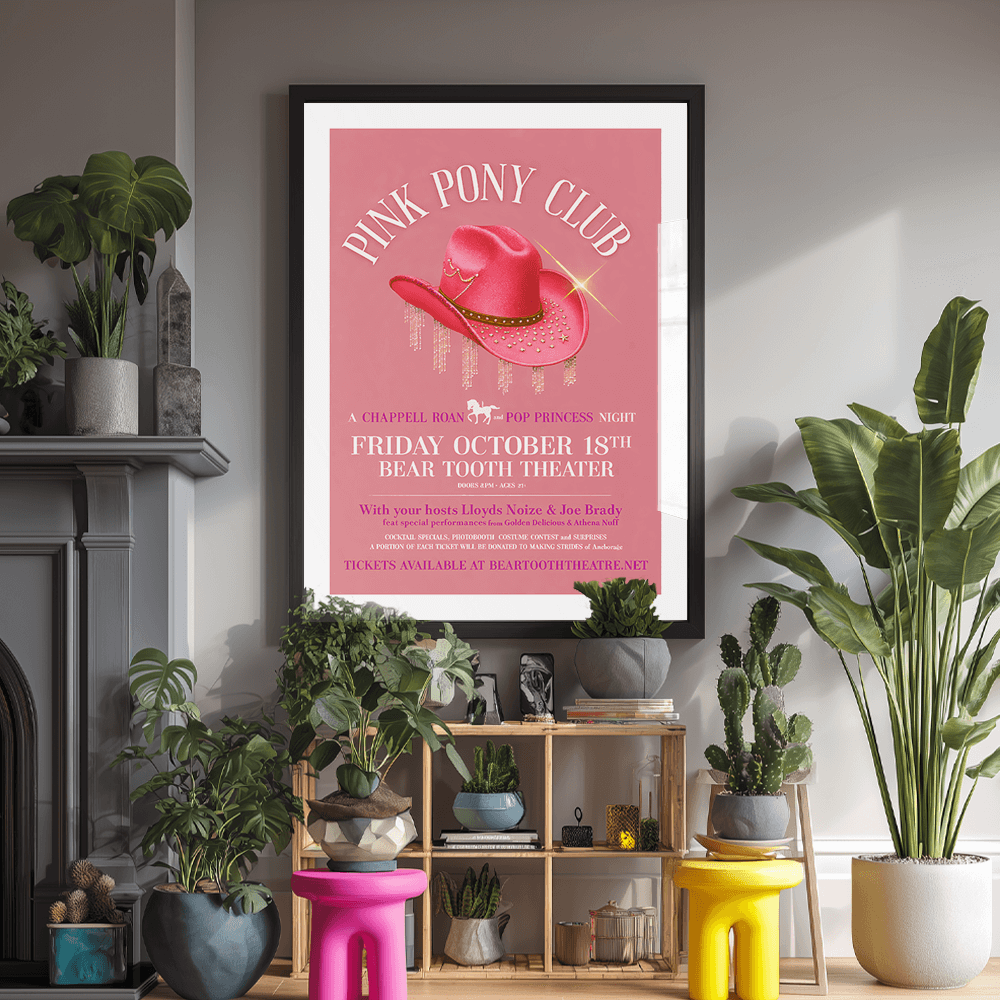Pink Pony Club Art Print