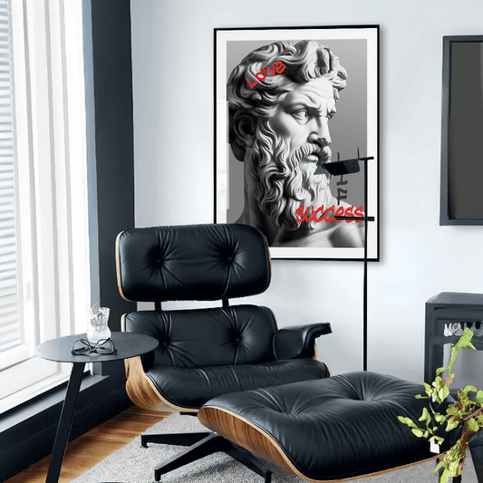 Greek Graffiti (A) Art Print