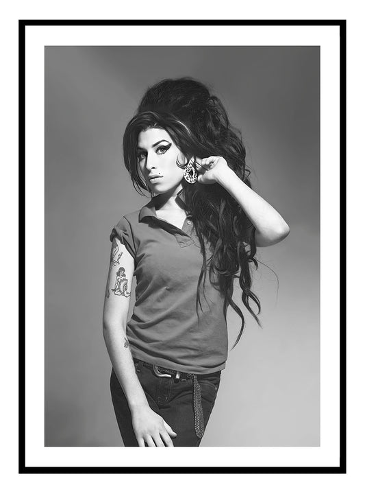 Cetakan Seni Amy Winehouse - 2 Pilihan Warna