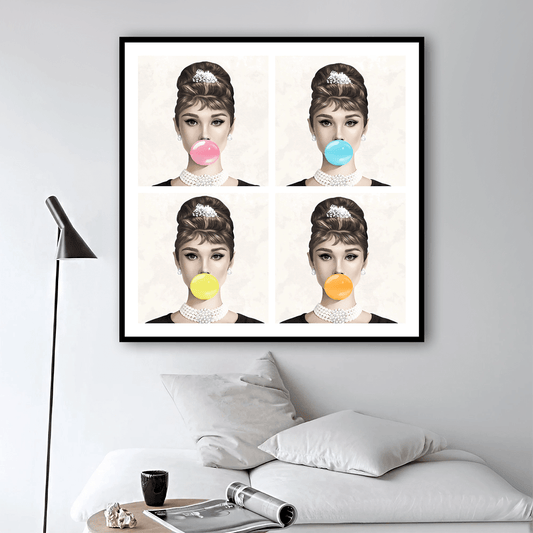 Audrey Hepburn konsttryck