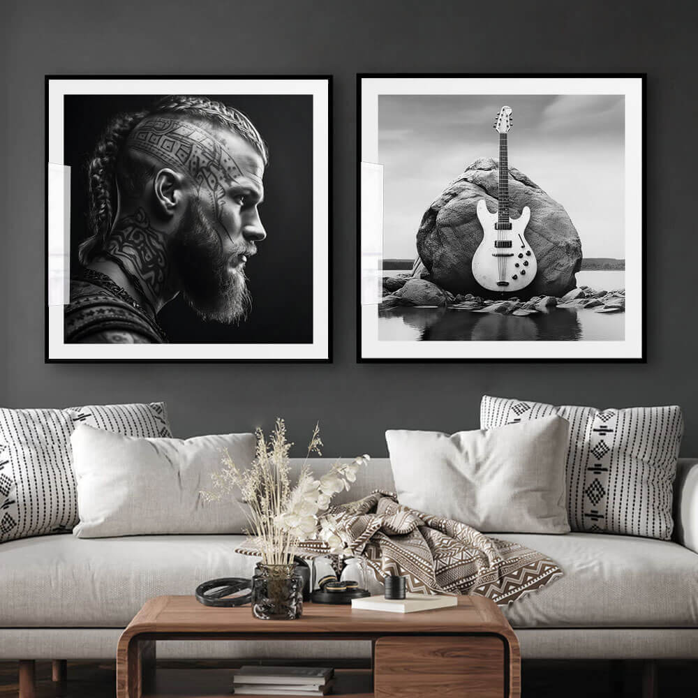 Ragnar Lothbrok Viking Art Print (C)