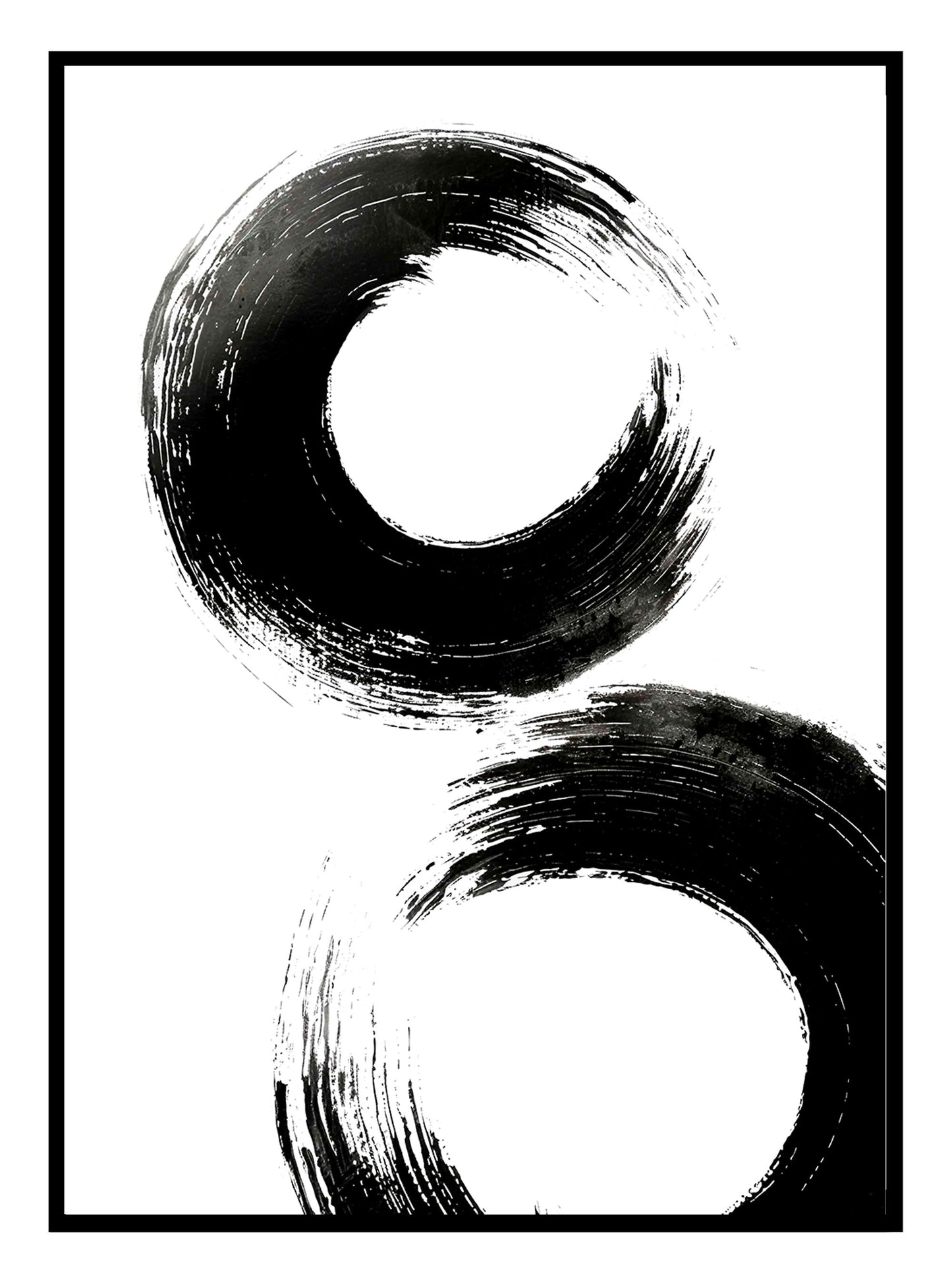 Impressão de arte abstrata moderna (A)