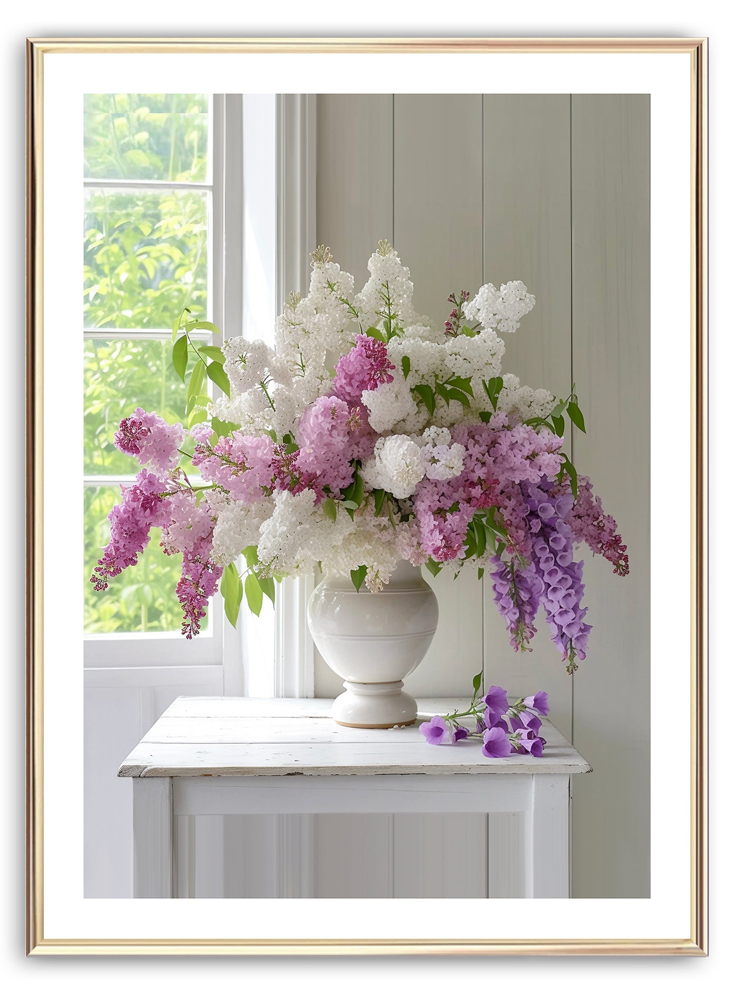 Frische Blumen Kunstdruck