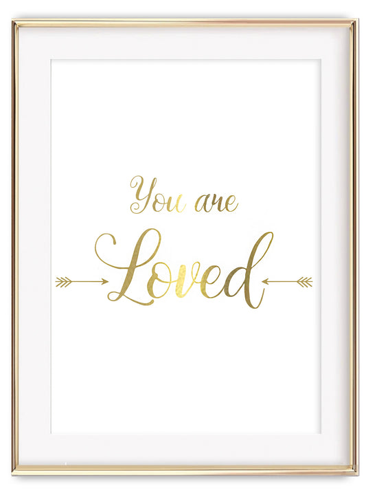 You are Loved Art Print - Jasmine and Jade Interiors