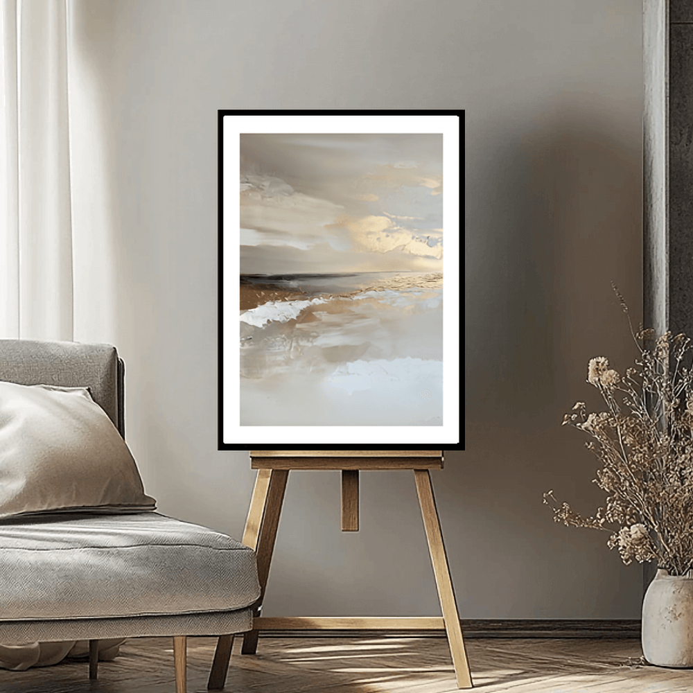 Golden Shores (A) Art Print