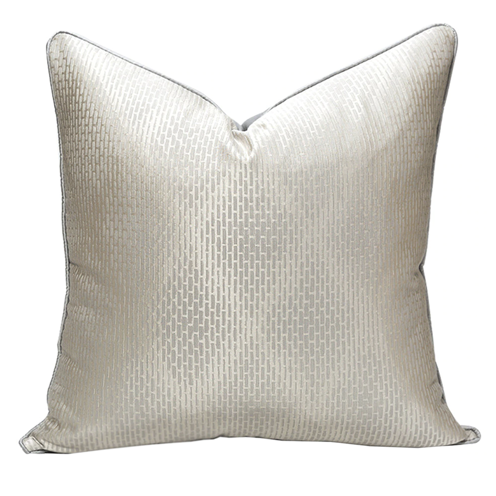 Beige Shimmer Cushion - 45 x 45cm - Jasmine and Jade Interiors