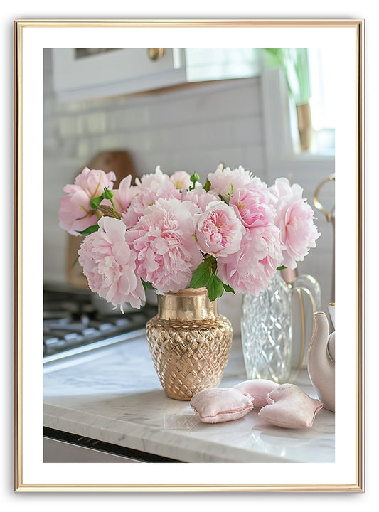 Peony Vase Art Print