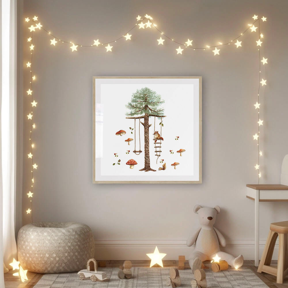 Enchanted Tree, Nursery Art Print