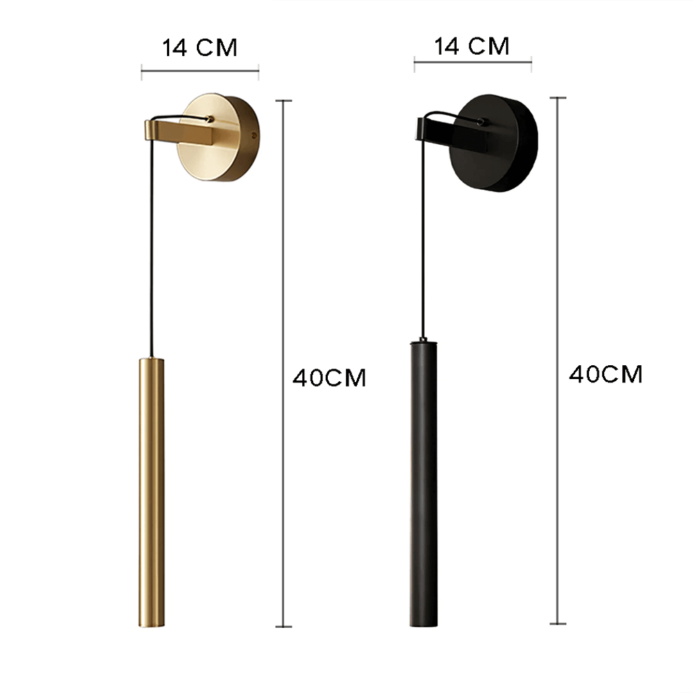 Nordic Minimalist Wall Light - Gold