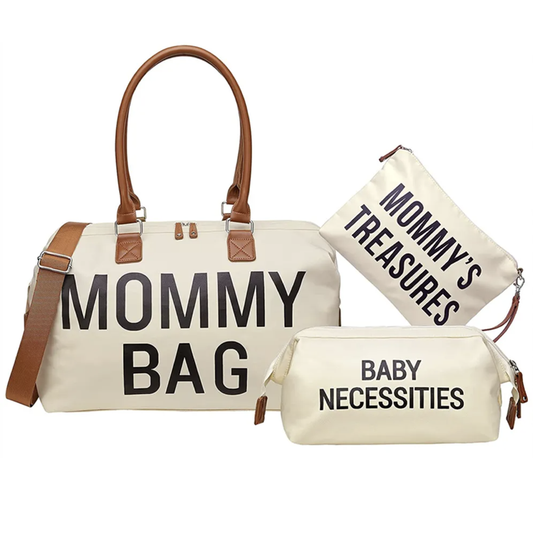 Mommy, Baby Bag, Nappy Diaper Bag - 3 Pieces