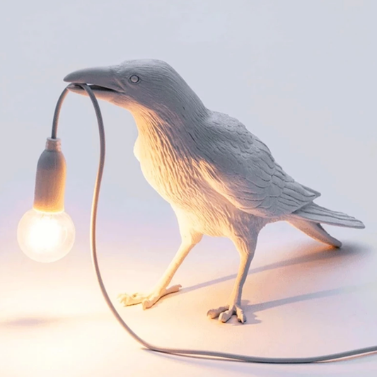 Nordic Raven Table Lamp - 2 Colours