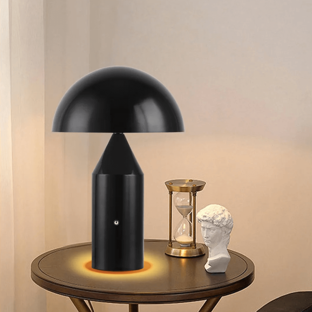 Lamp Bwrdd Madarch Ôl-Fodern - 3 Lliw