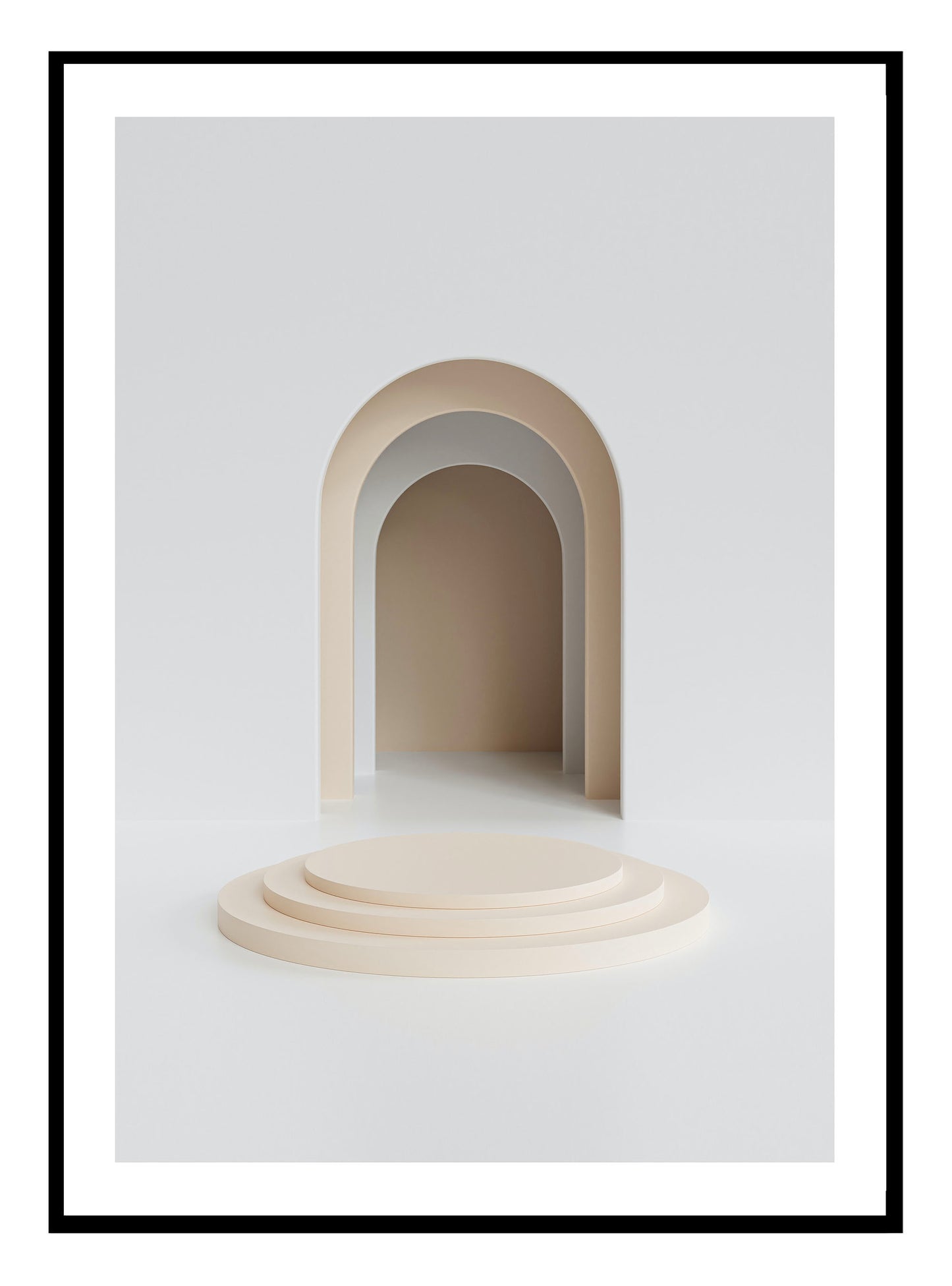 Arches Boho Impression artistique
