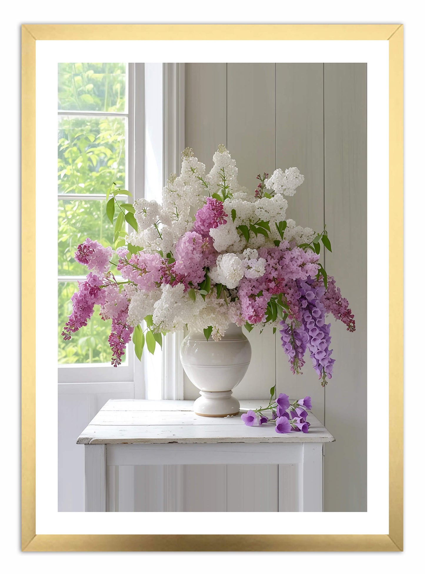 Frische Blumen Kunstdruck