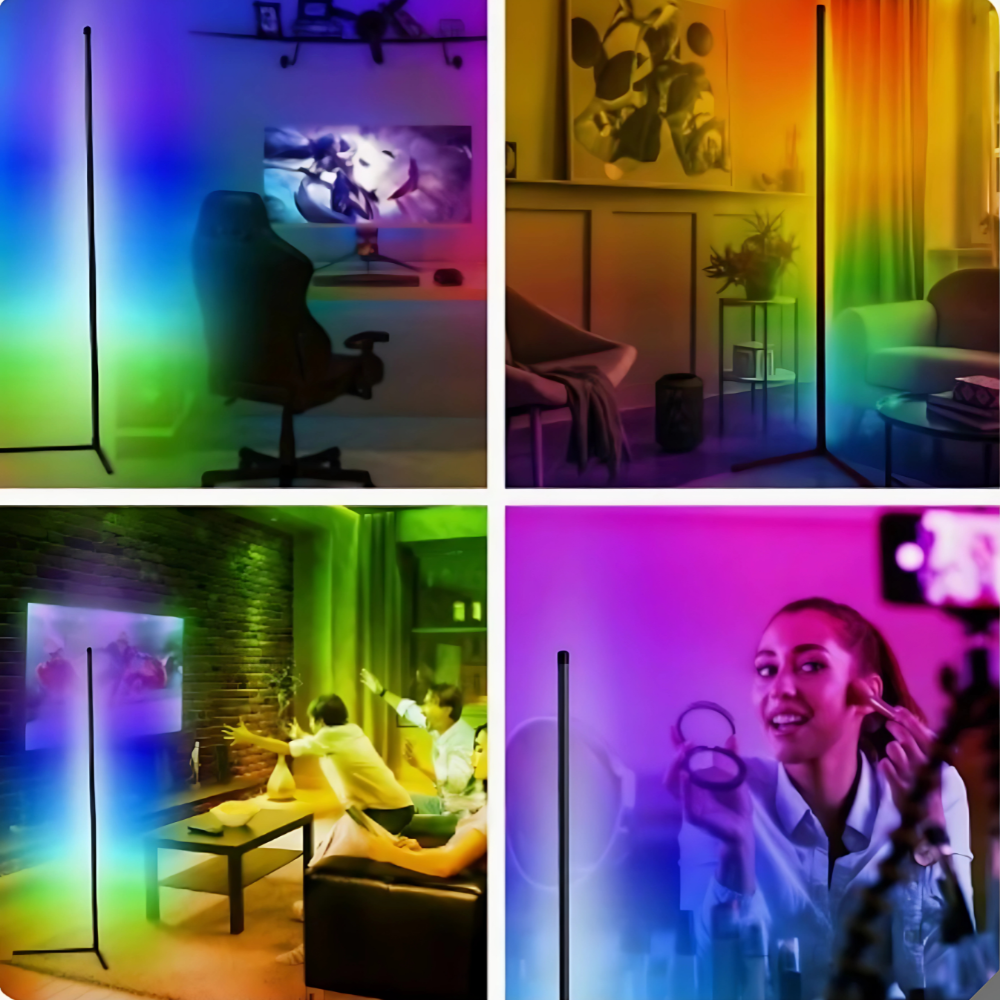 Smart Colour Change Floor Lamp with Remote Control